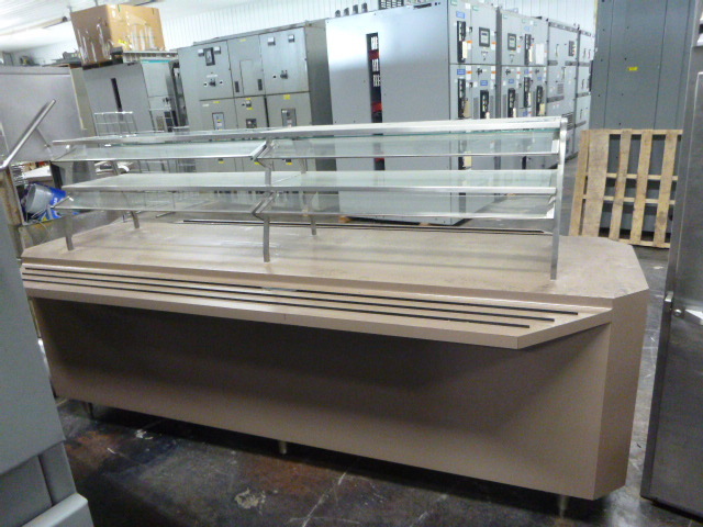 lot 17 image: Cafeteria Buffet Table with Dessert Display