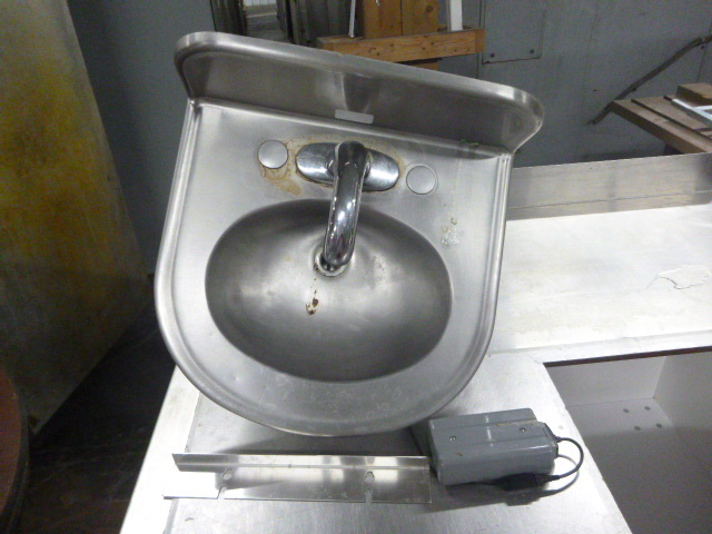 lot 20 image: Stainless Steel Hand  Sink