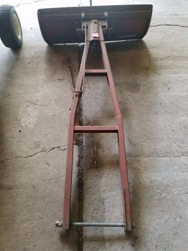 lot 106 image: Garden Tractor Plow From The Wheel Horse Listed Above