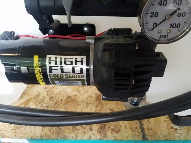 lot 110 image: 25 Gallon Electric Front Rear Mounted Sprayer
