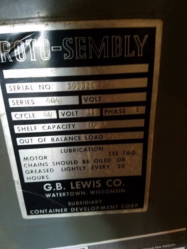 lot 126 image: Electronic,Rotating Tool Bin