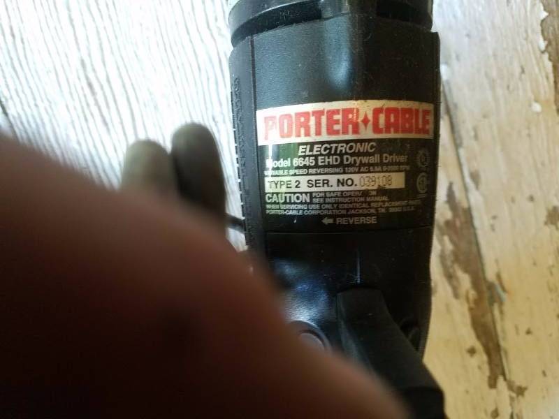 lot 122 image: Porter-Cable Dry Wall Driver
