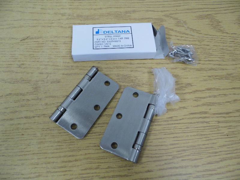 25 Pair of New Steel Hinges