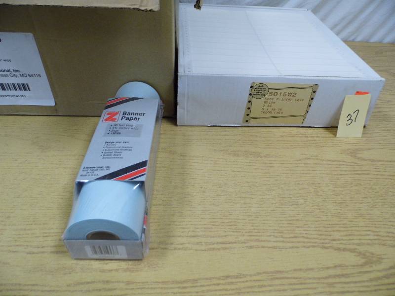 11 Rolls Banner Paper - Printer Labels