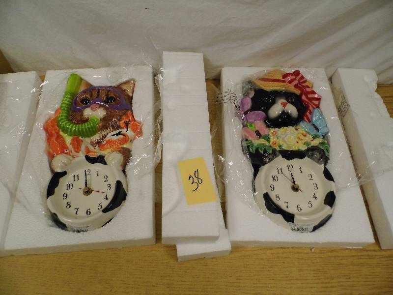 2 New Cat Clocks