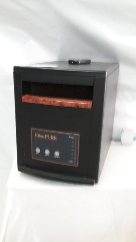 Eden Pure Electric Ceramic Area Heater  With Remote