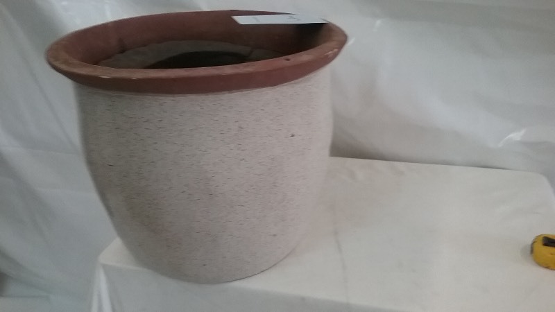 Cray Glazed Flower Pots
