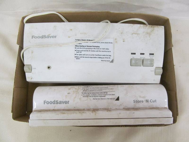 lot 42 image: food saver, food saver roll cuter
