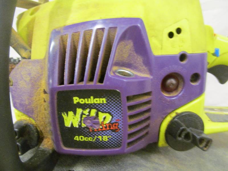 lot 68 image: Poulan wild thing chainsaw