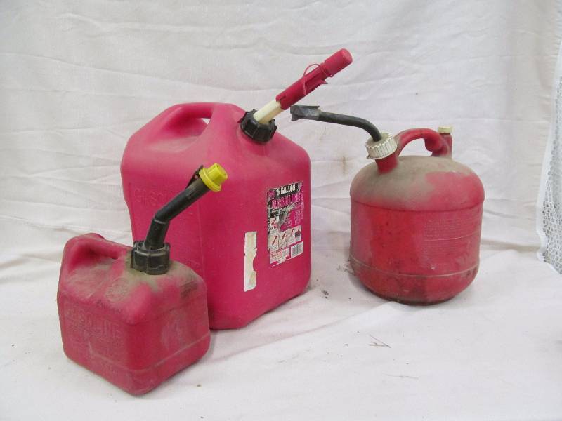 lot 73 image: gas cans