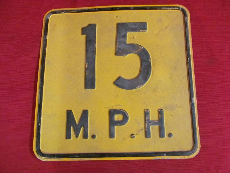 metal sign