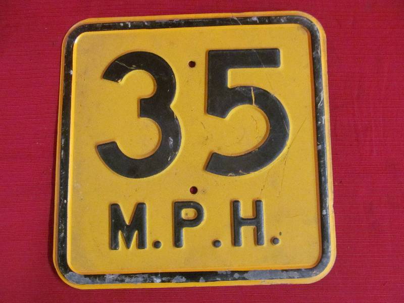 metal sign