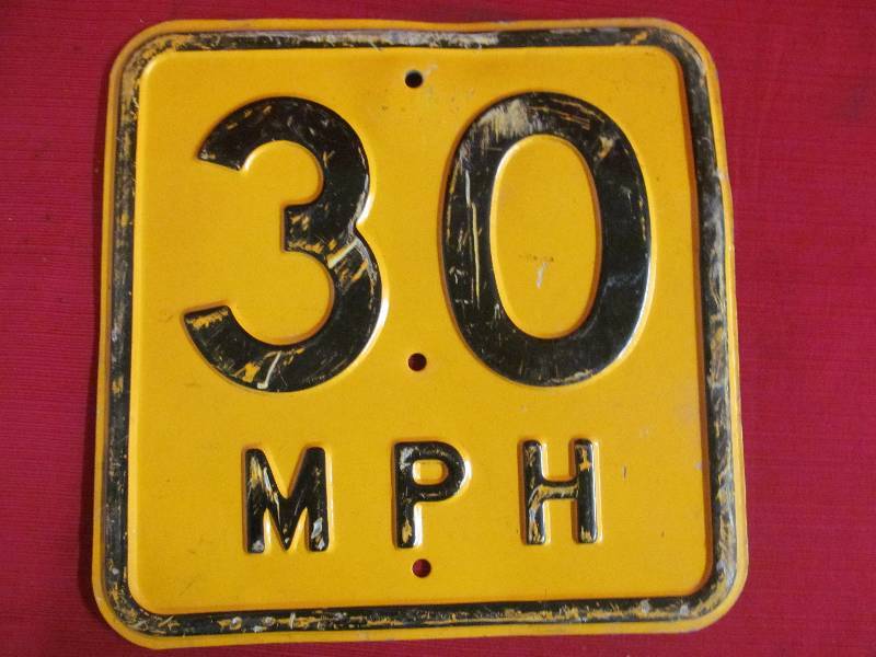 metal sign