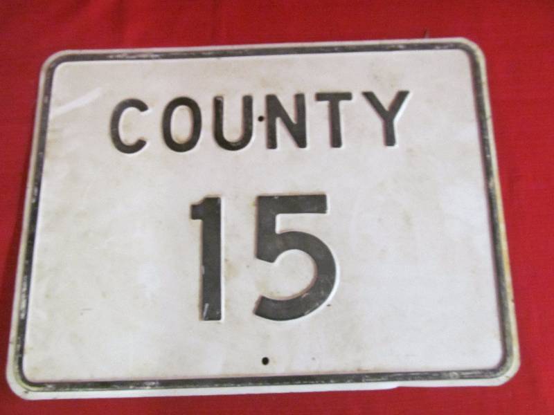 metal sign