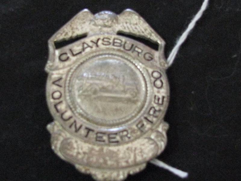 lot 29 image: Claysburg Volunteer Fire Dept. Badge