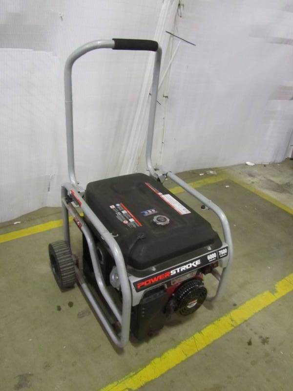 lot 3 image: PowerStroke 6,000-Watt Gasoline Powered Portable Generator