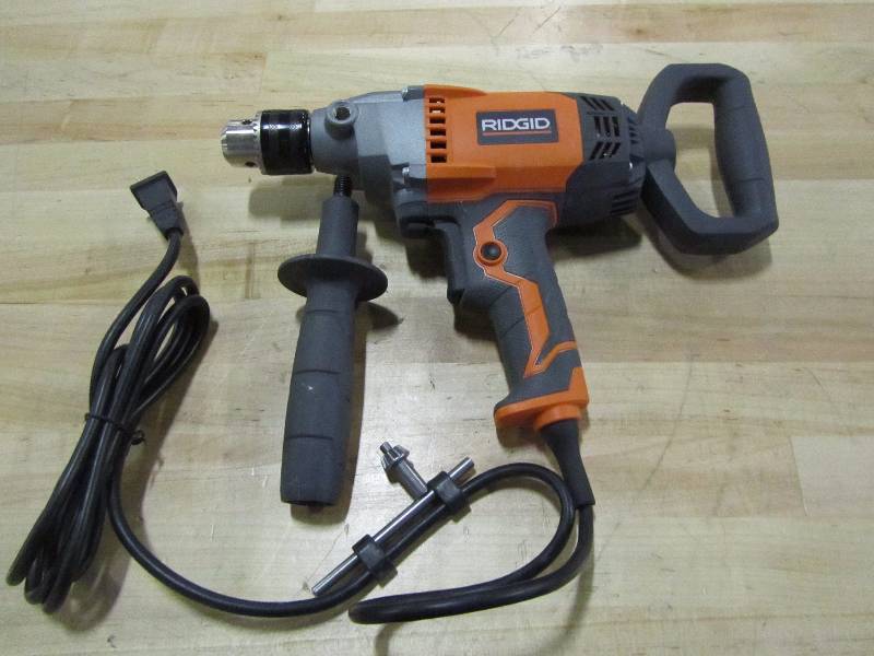 lot 31 image: RIDGID 12 in. Spade Handle Mud Mixer