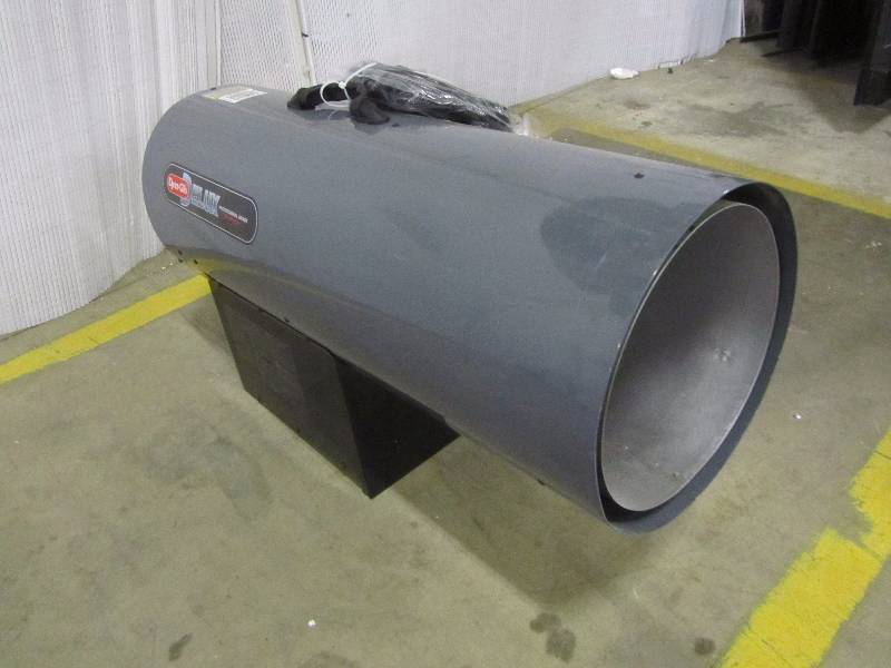 lot 56 image: Dyna-Glo Delux 300k BTU Forced-Air Propane Portable Heater with Thermostat