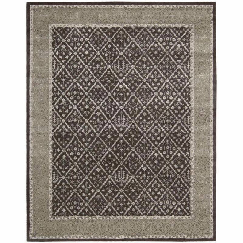 lot 60 image: Nourison Symphony Charcoal 8 ft. x 11 ft. Area Rug
