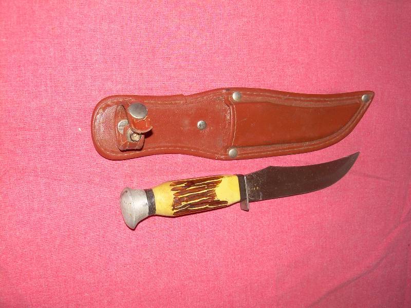 BONE HANDLED BUCK KNIFE