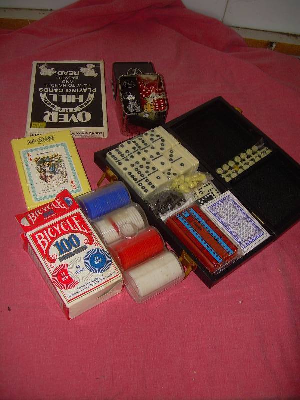 CARDS , DICE , DOMINOS