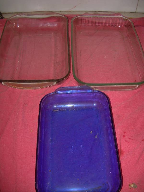 PYREX BAKING PANS