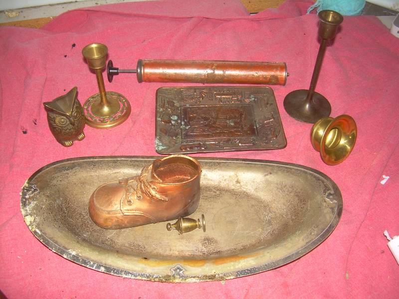 VINTAGE BRASS , COPPER AND BRONZ