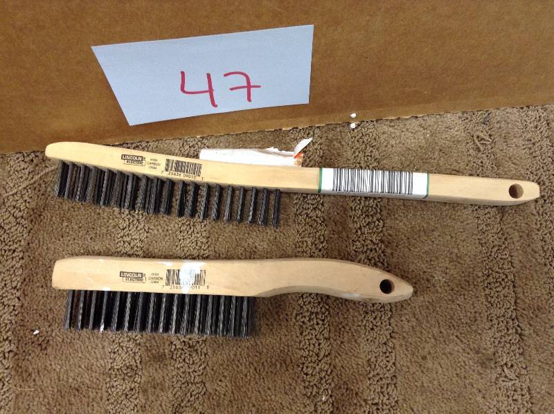 Lot of 2 Lincoln Electric Carbon Wire Brushes