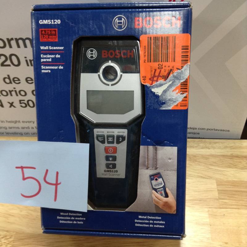 Bosch Digital Wall Scanner with Modes for Wood, Metal, and AC Wiring
