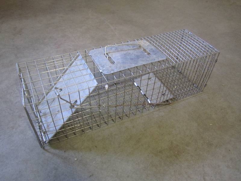 lot 274 image: Live Trap 7.5 x 7.5 x 24 long....