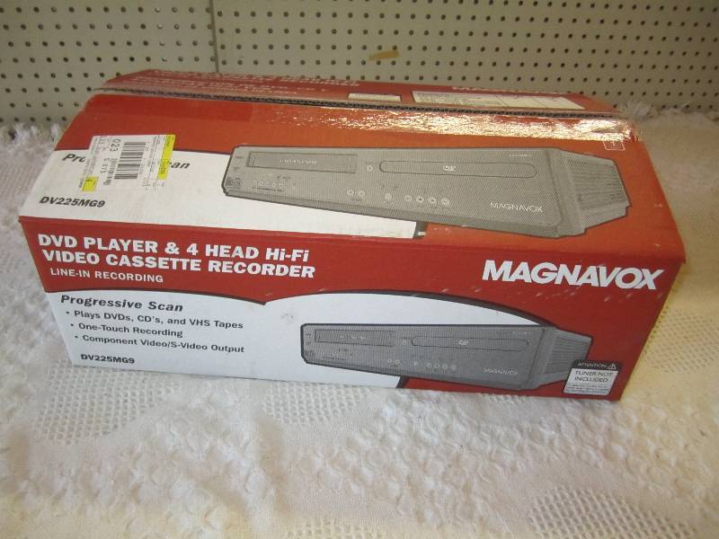 lot 36 image: Magnavox Combination DVD VHS Player...