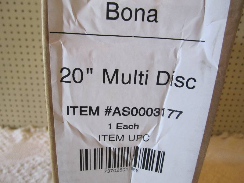 lot 49 image: Bona 20 Multi Disc CleaningAbrasi...