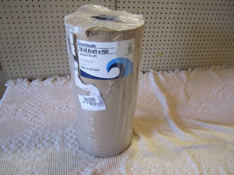 lot 57 image: Roll of 18 x 900 ft Craft Wrapping...