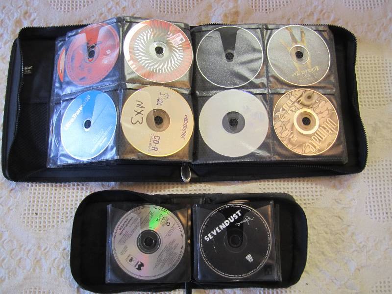 lot 70 image: Lot of 2 CD Cases with misc. CDs C...