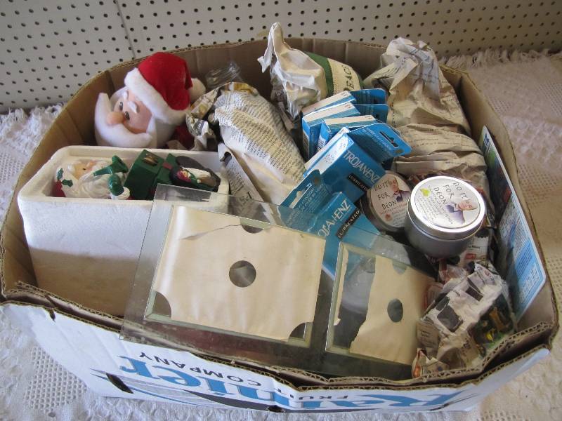lot 73 image: Box full of misc random items. See ...