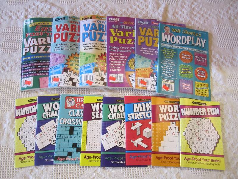 lot 74 image: Lot of 14 Puzzle Books All unused....