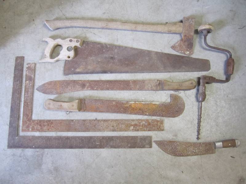 lot 106 image: Lot of vintage tools etc....