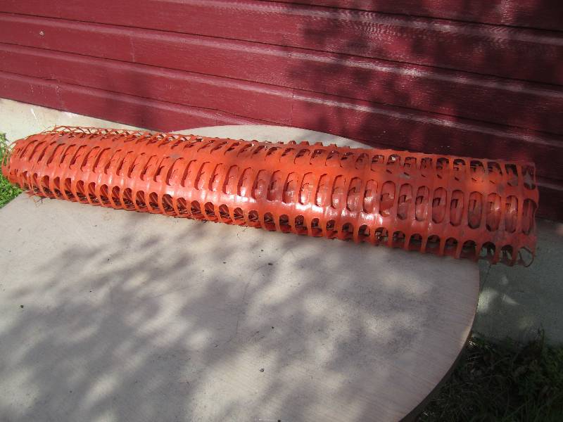lot 111 image: Roll of 50 Snow Fence Length unkno...