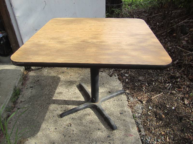 lot 114 image: Bar Table 36 x 36 x 29.5 high....