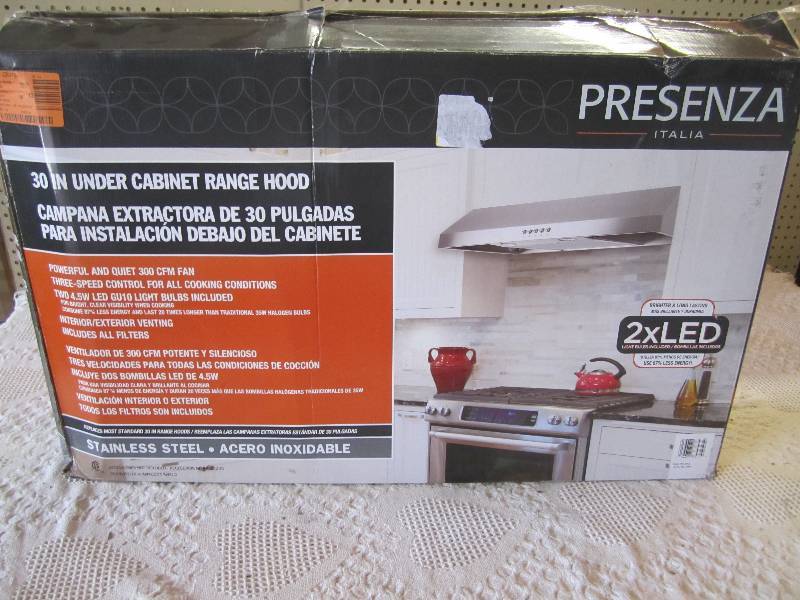 lot 119 image: 30 Under Cabinet Range Hood  Minor...