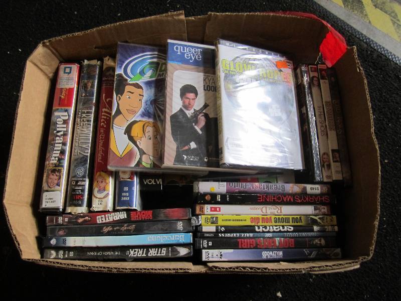 lot 132 image: Lot of DVD and VHS Movies...