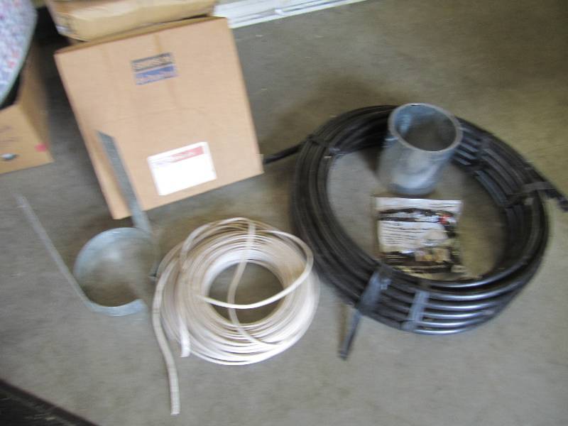 lot 175 image: Lot of misc. Flashing Utility pipe ...