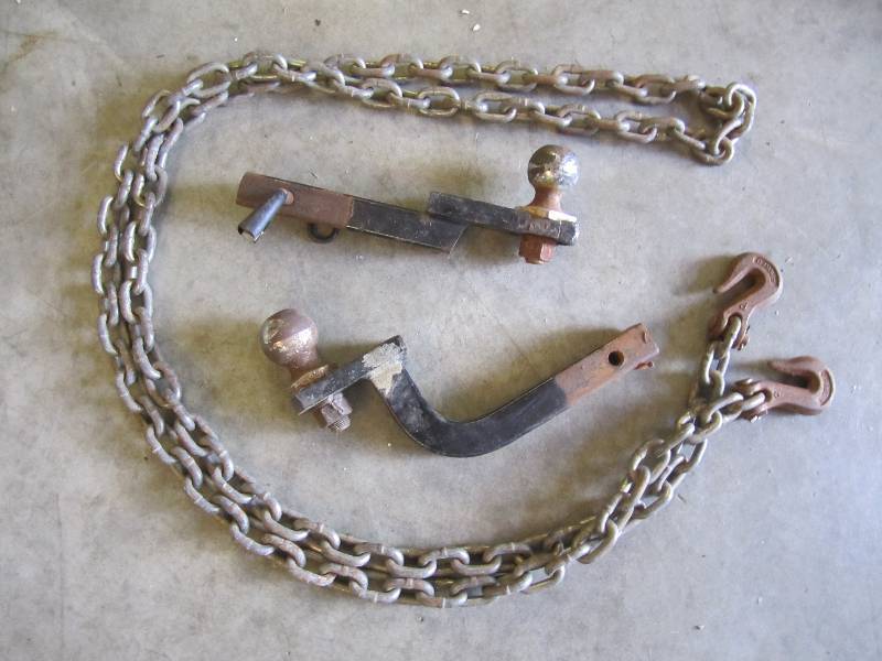 lot 183 image: Lot of 2 Receiver Hitches with Ball...