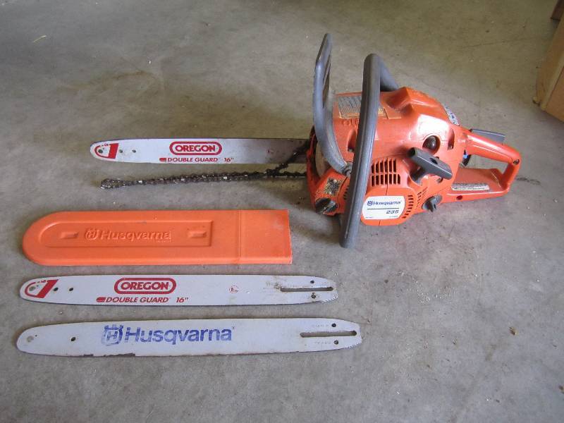 lot 188 image: 16 Husqvarna Chain Saw  Starts and...