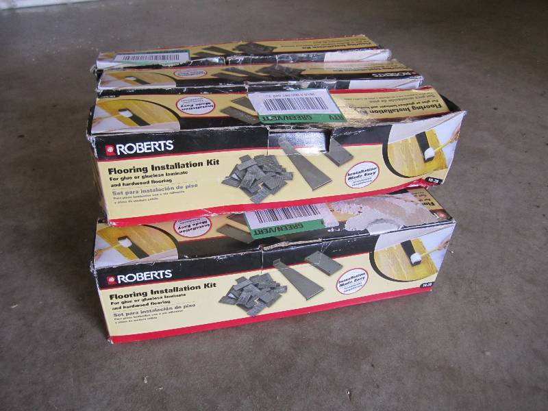 lot 201 image: Lot of 7 boxes Flooring Installatio...