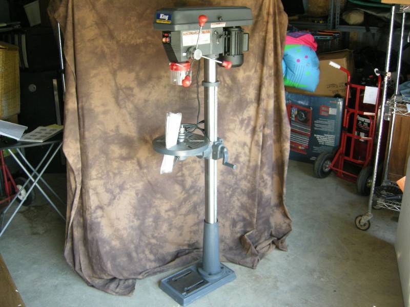 King 16spd Floor Standing Drill Press