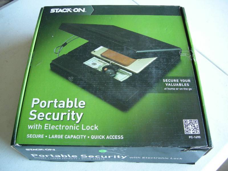 Stack-On Portable Security with Electronic Lock