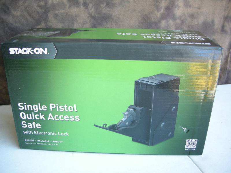 Stack-On Single Pistol Quick Release Safe