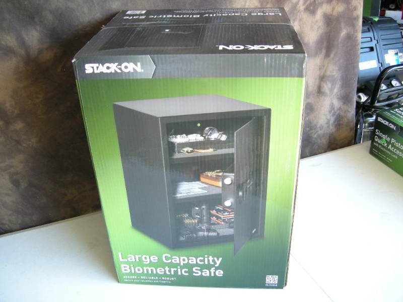Stack-On Large Capacity Biometric Safe