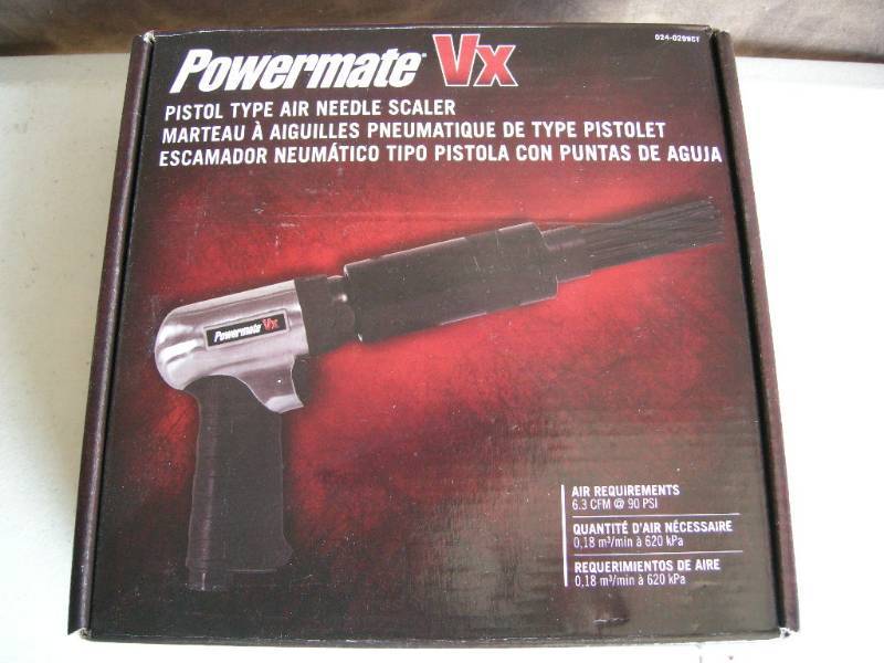 Powermate VX Pistol Type Air Needle Scaler